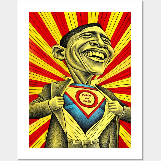 Will Obama Change The World Wall Art by benheineart